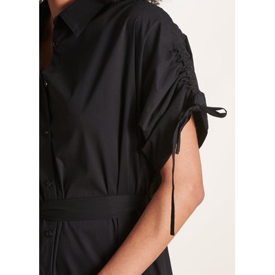 Robe chemise oversize à manches courtes LA FEE MARABOUTEE