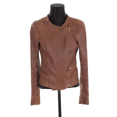 Veste en cuir - Bon État MAJE