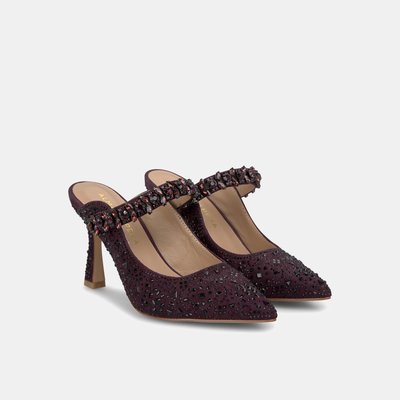 Escarpins ouverts à strass ALMA EN PENA