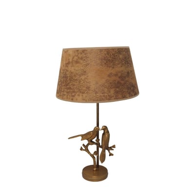 Lampe à poser en laiton OISEAUX CHEHOMA