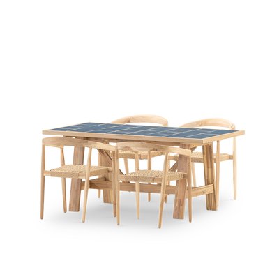 Salon de jardin, 4 fauteuils BISBAL & MODENA DEFORA HOME
