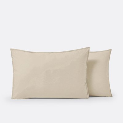 Scenario Plain Cotton Percale Pillowcase LA REDOUTE INTERIEURS