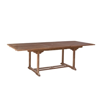 Table de jardin en teck extensible 8/10 places  MALTE BERAH GETAH