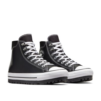 Converse negras altas hombre sales