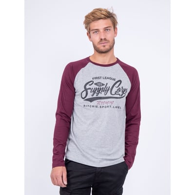 T-shirt Manches Longues Col Rond Pur Coton Jandat RITCHIE