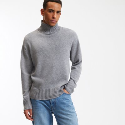 Pull col roulé homme gris clair best sale