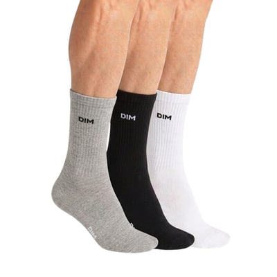 Lot de 3 chaussettes mi-hautes sport Original DIM