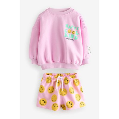 Sweat smiley world et short, ensemble NEXT