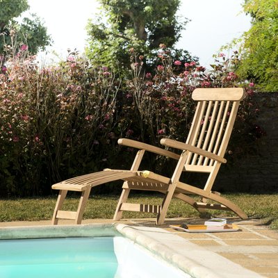 Bain de soleil en teck massif SUMMER PIER IMPORT