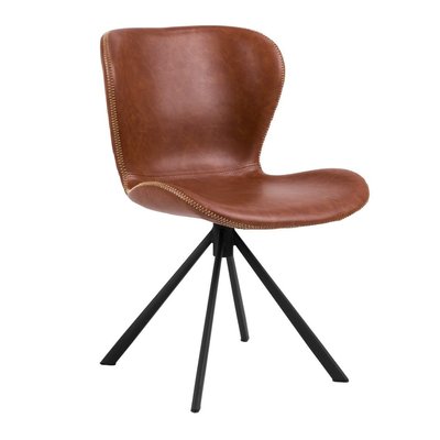 Chaise rotative en simili cuir - BOSTON MATHI DESIGN