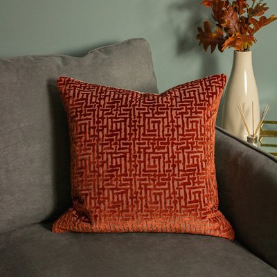Delphi Velvet Jacquard Cushion PAOLETTI