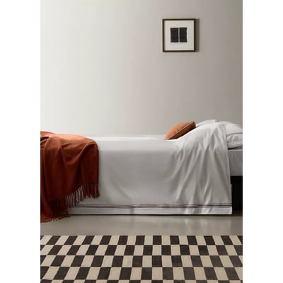 Housse de couette 100 % coton brodé Lit 150/160 cm MANGO HOME