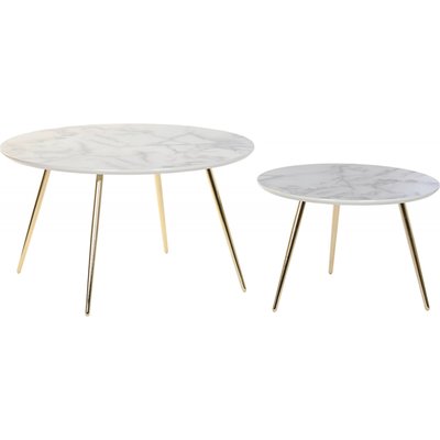 Tables d'appoint en résine (lot de 2) Moderno RECOLLECTION