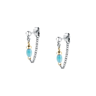 Boucles D'Oreilles en acier,cristaux, COLORI MORELLATO