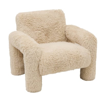 Fauteuil bas en bois avec accoudoirs en arches ELYON ATMOSPHERA