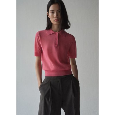 Pull-over maille col polo MANGO