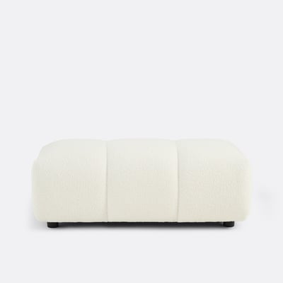 Pouf XL, bouclette épaisse, L109 cm, Nuria LA REDOUTE INTERIEURS