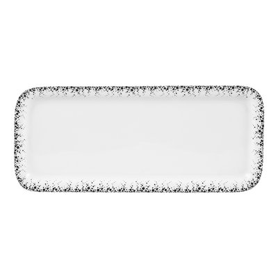 Plat à cake   gris 37 cm-BORÉALIS TABLE PASSION