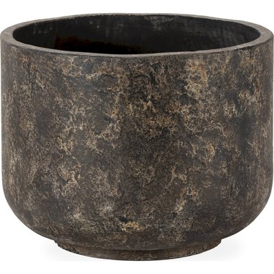 Cache pot fibres ciment  brûlé design moderne élégant RECOLLECTION