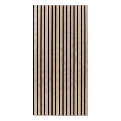 Lot de 4 panneaux muraux décoratifs effet chêne clair COLVA ATMOSPHERA