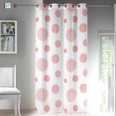 Voilage En Etamine Impression Argent HOME MAISON