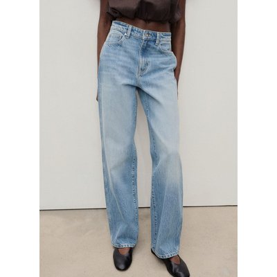 Jean droit taille haute MANGO