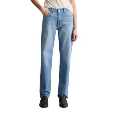 Jeans modèle Olina droit en doux mélange de coton organique et de lyocell MARC O’POLO DENIM