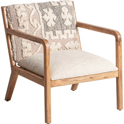 Fauteuil en bois, Greensburg Boho RECOLLECTION