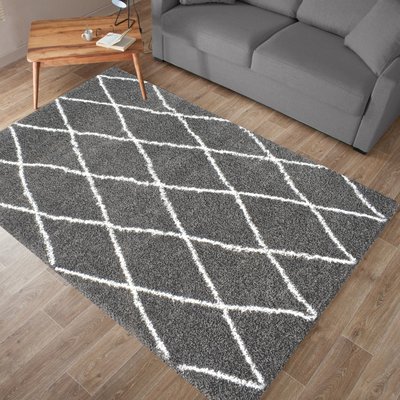 Tapis de salon motif berbère laine artificielle ASMA NAZAR RUGS