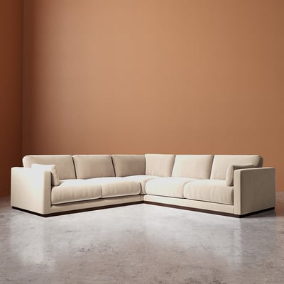 Alesund Easy Velvet Corner Sofa SWOON