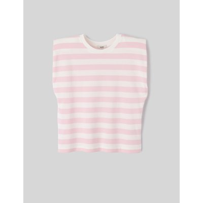 T-shirt sans manches rayé BZB