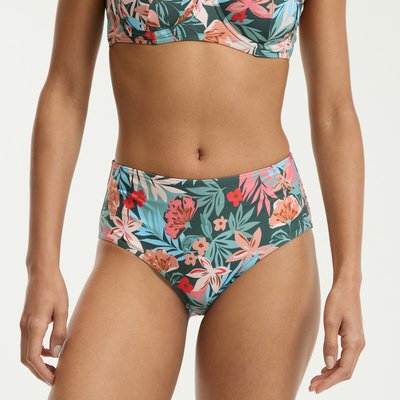 Culotte alta per bikini a fiori ANNE WEYBURN
