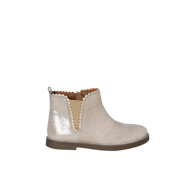 Boots cuir élastiquées VERTBAUDET