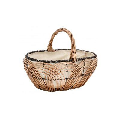 Panier en osier lacerie et jute 35 cm AUBRY GASPARD