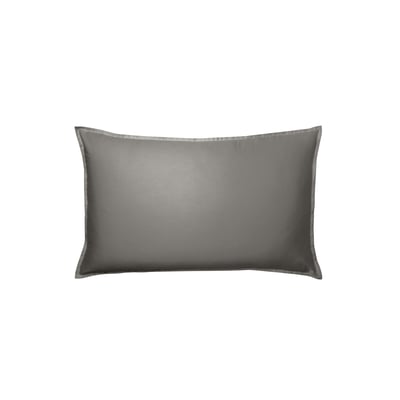 Taie d'oreiller unie en satin de coton, PALAZZO ESSIX