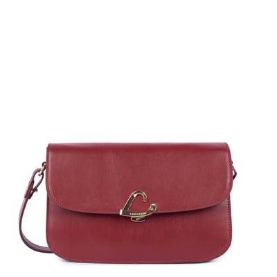 Sac trotteur à rabat aimanté en cuir, PARIS PHILOS LANCASTER