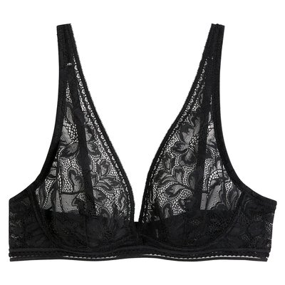 Grafisk Lace Halterneck BH LA REDOUTE KOLLEKTIONER