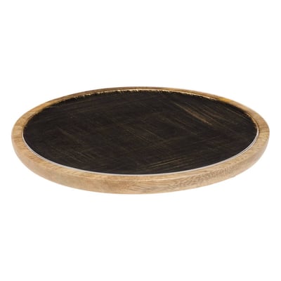 Assiette de présentation ronde en manguier AVA ATMOSPHERA