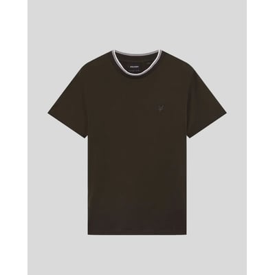 T-shirt en coton à liserés contrastés LYLE & SCOTT
