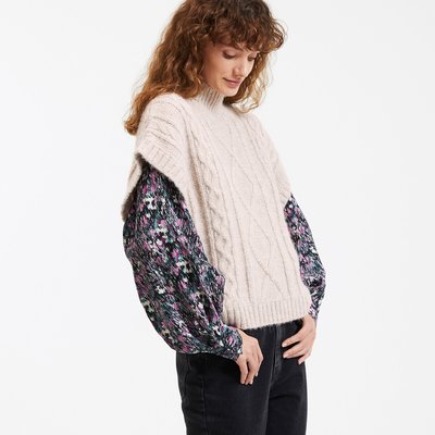 Pull col roulé en grosse maille LA REDOUTE COLLECTIONS