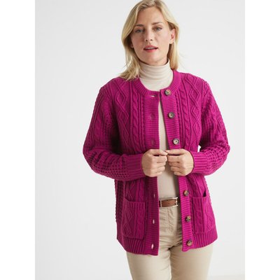 Cardigan maille torsadée DAXON