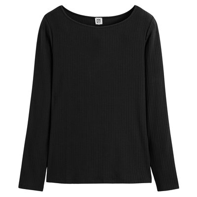 T-shirt col bateau, manches longues LA REDOUTE COLLECTIONS