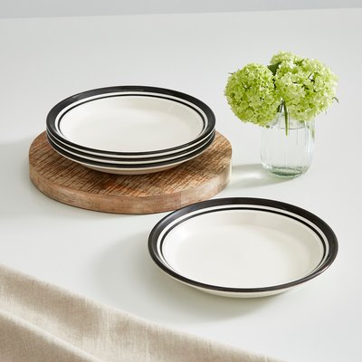 Set of 4 Potter's Stripe Side Plates PORTMEIRION