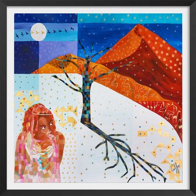 Affiche deco voyage en namibie HEXOA