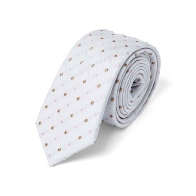 Cravate fine à motifs 100% soie DRAEGER PARIS