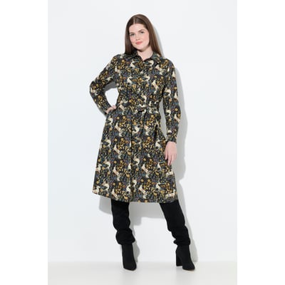 Robe chemisier, motif hiboux ULLA POPKEN
