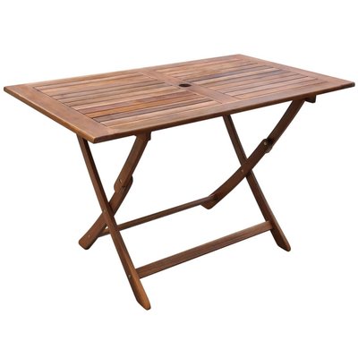 Table de jardin en acacia massif HOME MAISON
