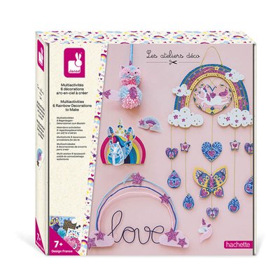 Kit Créatif - Coffret Multi-activités Arc-en-ciel JANOD