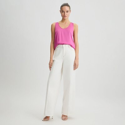 Top en satin rose pivoine LIU JO