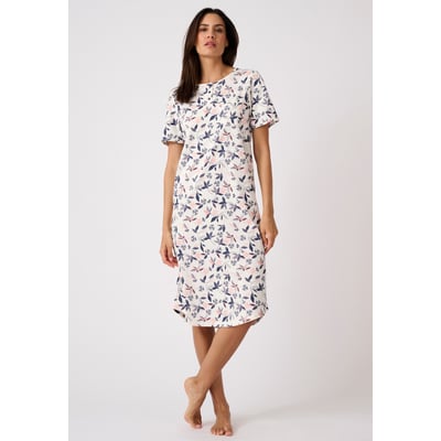 Chemises de nuit jersey pur coton peigné - Lot de 2 DAMART